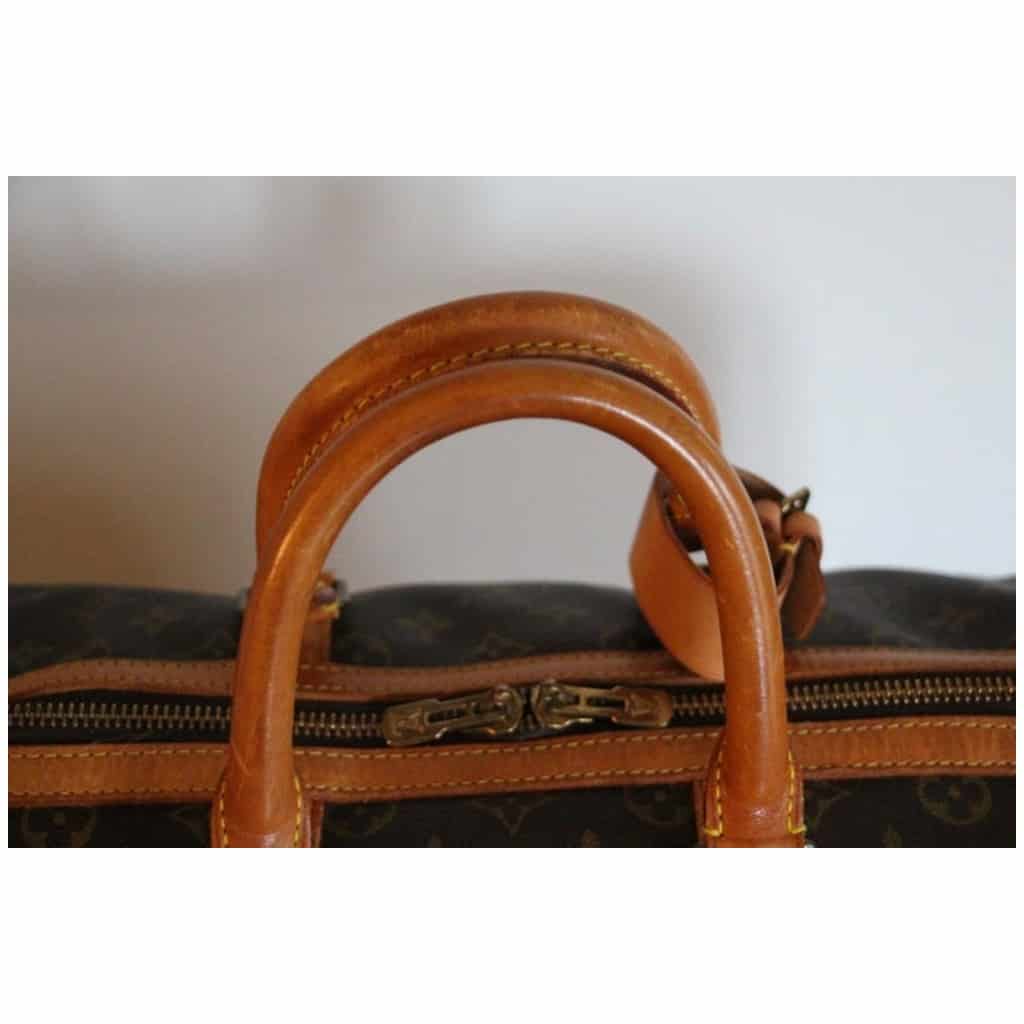 Antique Louis Vuitton Black Doctors Bag Sac Cabine Rare Travel 