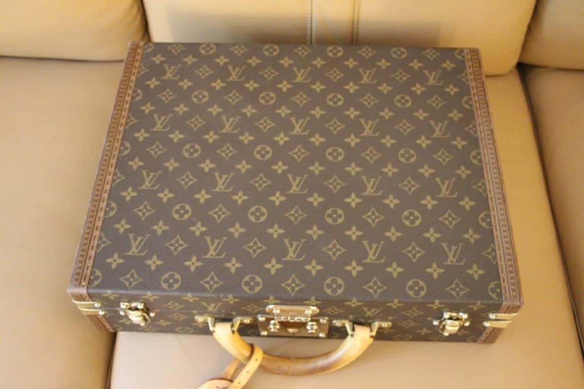 Louis Vuitton Monogramm Briefcase, Louis Vuitton President Case at 1stDibs
