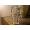 Vase cristal moderne clair Taillé Baccarat 30