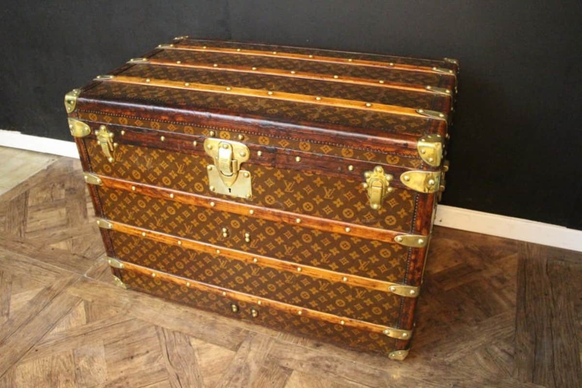 Louis Vuitton steamer monogrammed trunk