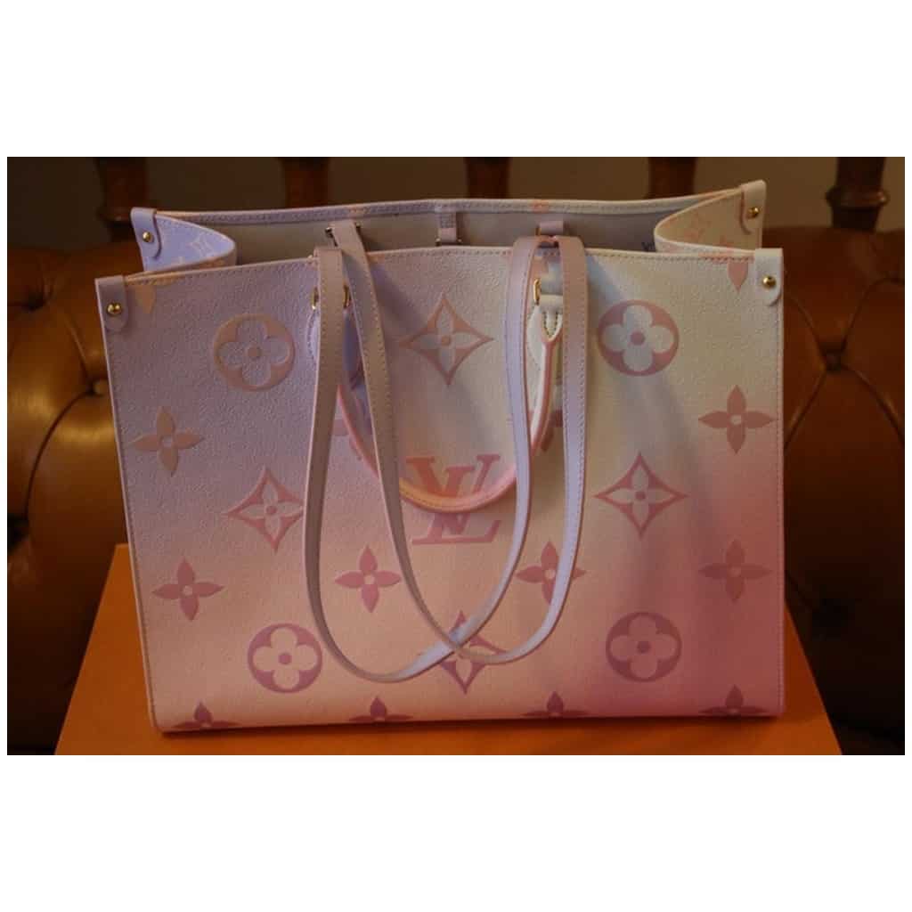 Louis Vuitton Neverfull MM Sunrise Pastel Tote Bag