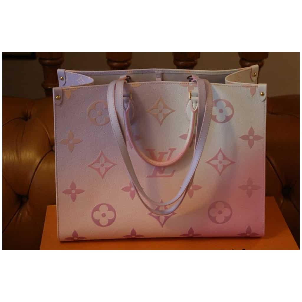 Louis Vuitton Sunrise Pastel Onthego PM Tote Crossbody Bag
