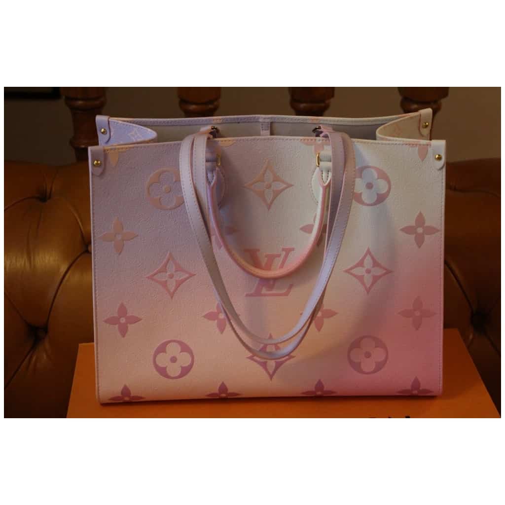 Louis Vuitton Pink And Lavender Gradient Coated Canvas OnTheGo PM
