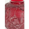 René Lalique : Vase “Perruches” rouge 12