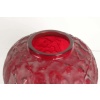 René Lalique : Vase “Perruches” rouge 13