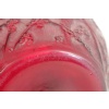 René Lalique : Vase “Perruches” rouge 14