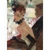 DOMERGUE Jean Gabriel Peinture Française 20è siècle La loge Huile sur panneau signée Certificat 26