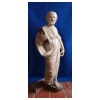 GRAND BOIS SCULPTE ” SAINT JEAN L’ÉVANGÉLISTE ” époque XVIIIème siècle. hauteur : 86 cm 12