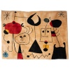 Rug, or tapestry, inspired by Joan Miro. Contemporary work. 8