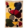 D’après Alexandre Calder. Tapis, ou tapisserie abstrait et en laine. Travail contemporain. 10