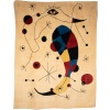 Tapis, ou tapisserie, inspiré par Joan Miro. Travail contemporain 12