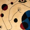 Tapis, ou tapisserie, inspiré par Joan Miro. Travail contemporain 9