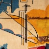 Tapis, ou tapisserie, inspiré par Kandinsky. Travail contemporain 6