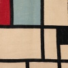 Tapis, ou tapisserie, inspiré par Piet Mondrian. Travail contemporain 13