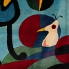 D’après Joan Miro. Tapis, ou tapisserie, en laine. Travail contemporain 11