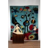 D’après Joan Miro. Tapis, ou tapisserie, en laine. Travail contemporain 10