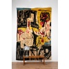 D’après Jean-Michel Basquiat, Tapis, ou tapisserie « Melting Point of Ice ». Travail contemporain. 11