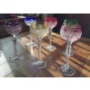 6 grands verres exceptionnels en cristal de couleur ROEMER 14
