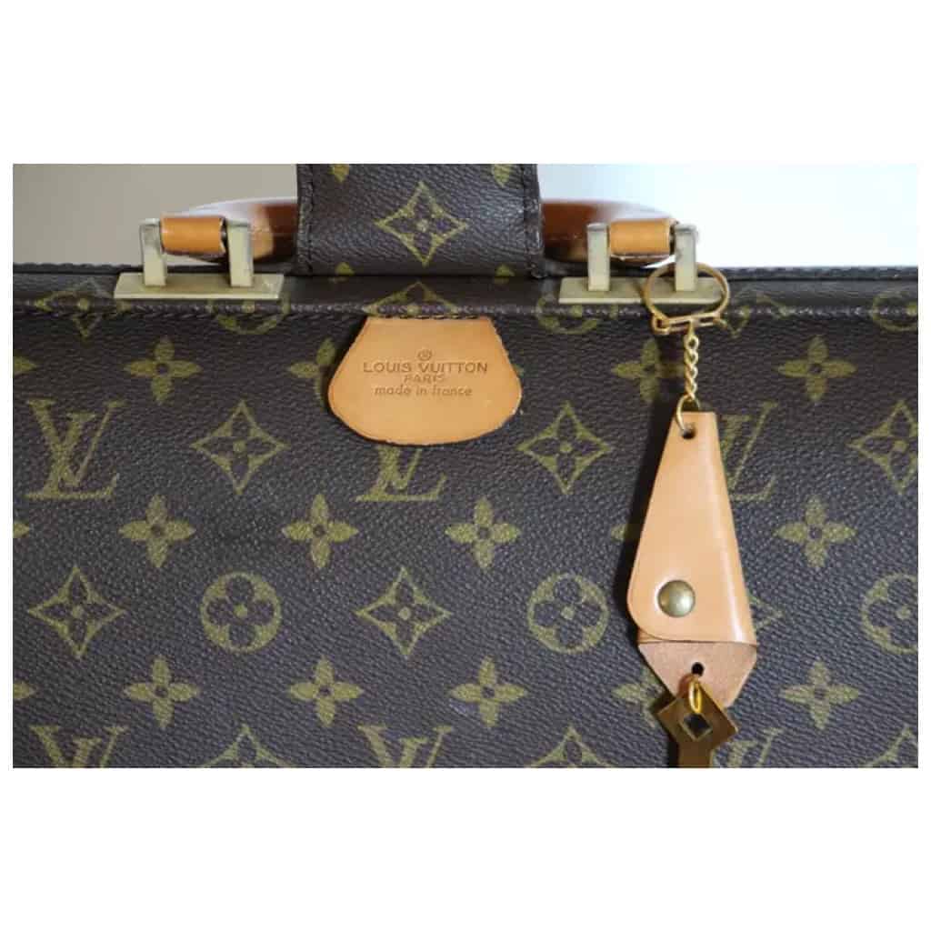 Louis Vuitton briefcase in Monogram canvas for pilot or doctor - Les Puces  de Paris Saint-Ouen