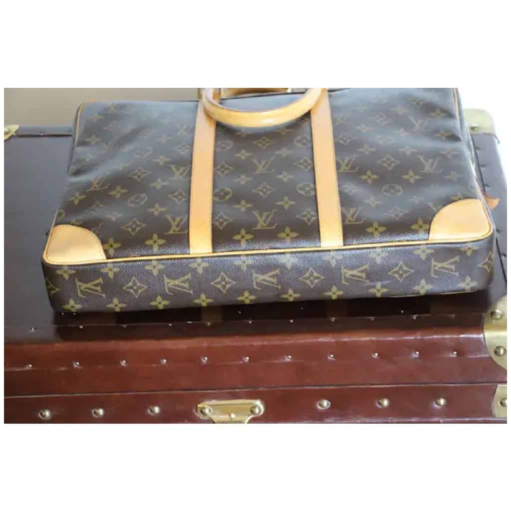 Louis Vuitton Monogram briefcase, Louis Vuitton Monogram satchel - Les  Puces de Paris Saint-Ouen