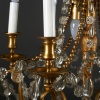 Lustre cage aux perles en bronze doré à pampilles de style Louis XVI, XIXe 21