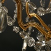 Lustre cage aux perles en bronze doré à pampilles de style Louis XVI, XIXe 22