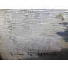 HERVE Jules Tableau Impressionniste 20è siècle Animation aux Champs Elysées huile sur toile signée Certificat d’authenticité 18
