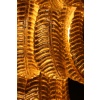 Lustre long en verre de Murano doré en forme de palmier 23