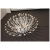 paire de lampes Pistillo argent de 60 cm par Valenti Milano 34