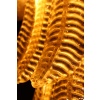 Lustre long en verre de Murano doré en forme de palmier 26