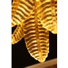 Lustre long en verre de Murano doré en forme de palmier 16