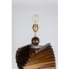 Pied de lampe en bois, sculptural. Années 1980 23