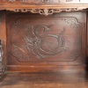 Maison Alphonse Giroux, cabinet vitrine en bois teinté sculpté au dragon, XIXe 32