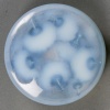 1921 René Lalique – Boîte Houppes Verre Opalescent Patiné Bleu 9