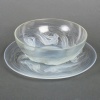 1921 René Lalique – Assiette Plat & Coupe Ondines Verre Opalescent 16