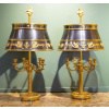 Grandes Paire De Lampes Bouillottes En Bronze De Style Louis XVI. 9