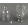 1926 René Lalique – Carafe Et Broc Pichet Saint Nabor Verre Blanc Emaillé Noir 10