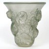 1930 René Lalique – Vase Saint François Verre Blanc Patiné Vert 13