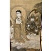 Paravent japonais à 4 panneaux sur soie de Bouddha Et Boddhisattvas Par Akihura 10