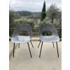 Pierre guariche Rare paire de chaises tulipe 10