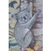 Toile peinte représentant des koalas. Travail contemporain. 17