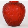 René Lalique : Vase “perruches”, Teinté Rouge 9