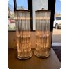 Deux Colonnes lumieuses en verre de Murano 13