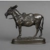 Sculpture – Âne , Alfred Barye (1839-1895) – Bronze 17