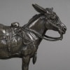 Sculpture – Âne , Alfred Barye (1839-1895) – Bronze 18