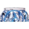 Cristal Lalique ,Vase “tourbillon “Emaillé Bleu.” 10