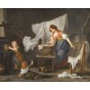 Etienne Aubry (1745-1781)-Jeune mère Et Ses Enfants 9