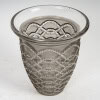 1935 René Lalique – Vase Guirlandes Verre Blanc Patiné Gris 12