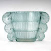 1937 René Lalique – Vase Jaffa Verre Blanc Patiné Turquoise 9