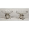 ORFÈVRE GUSTAVE ODIOT – PAIRE DE COUPES EN ARGENT MASSIF ET CRISTAL BACCARAT 11